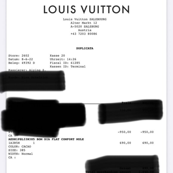 LOUIS VUITTON Bom Dia Flat Comfort Mule Sandal Size 38.5 - Picture 15 of 16